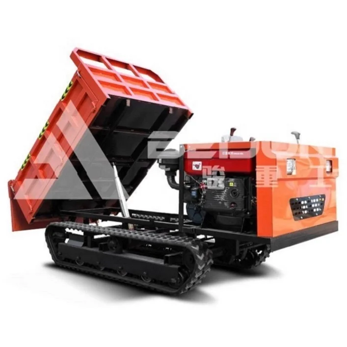 3ton-10ton Loading Mini Dumper Portable Crawler Dumper Truck For Farm