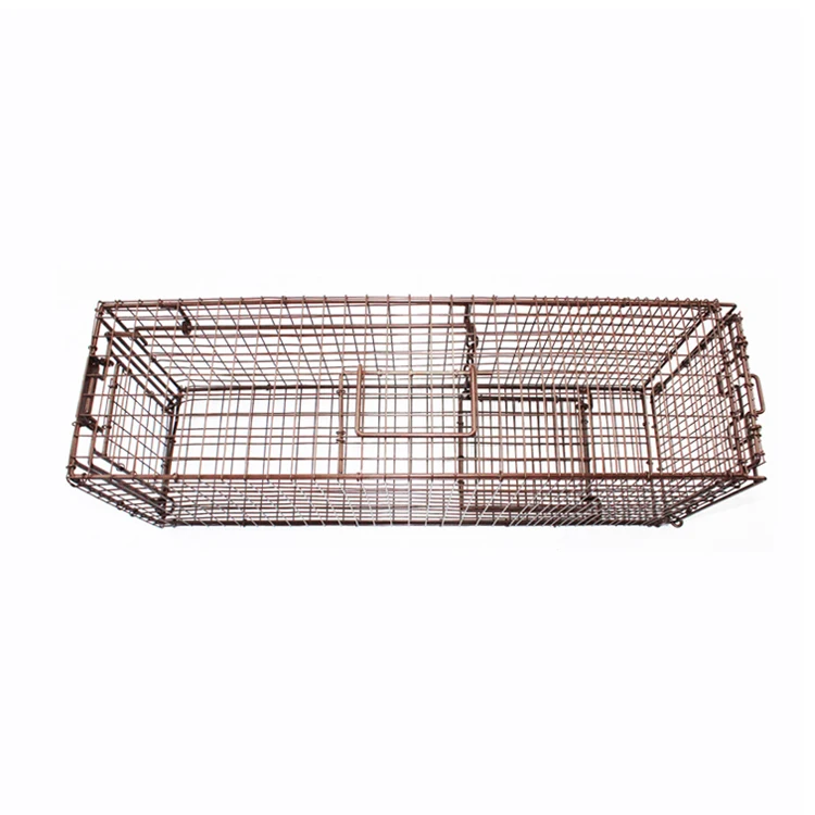 Best Seller Small Mouse and Squirrel Cage Trap Top-Entry Live Animal Marten Trap Eco-Friendly Iron Pest Control for Rats