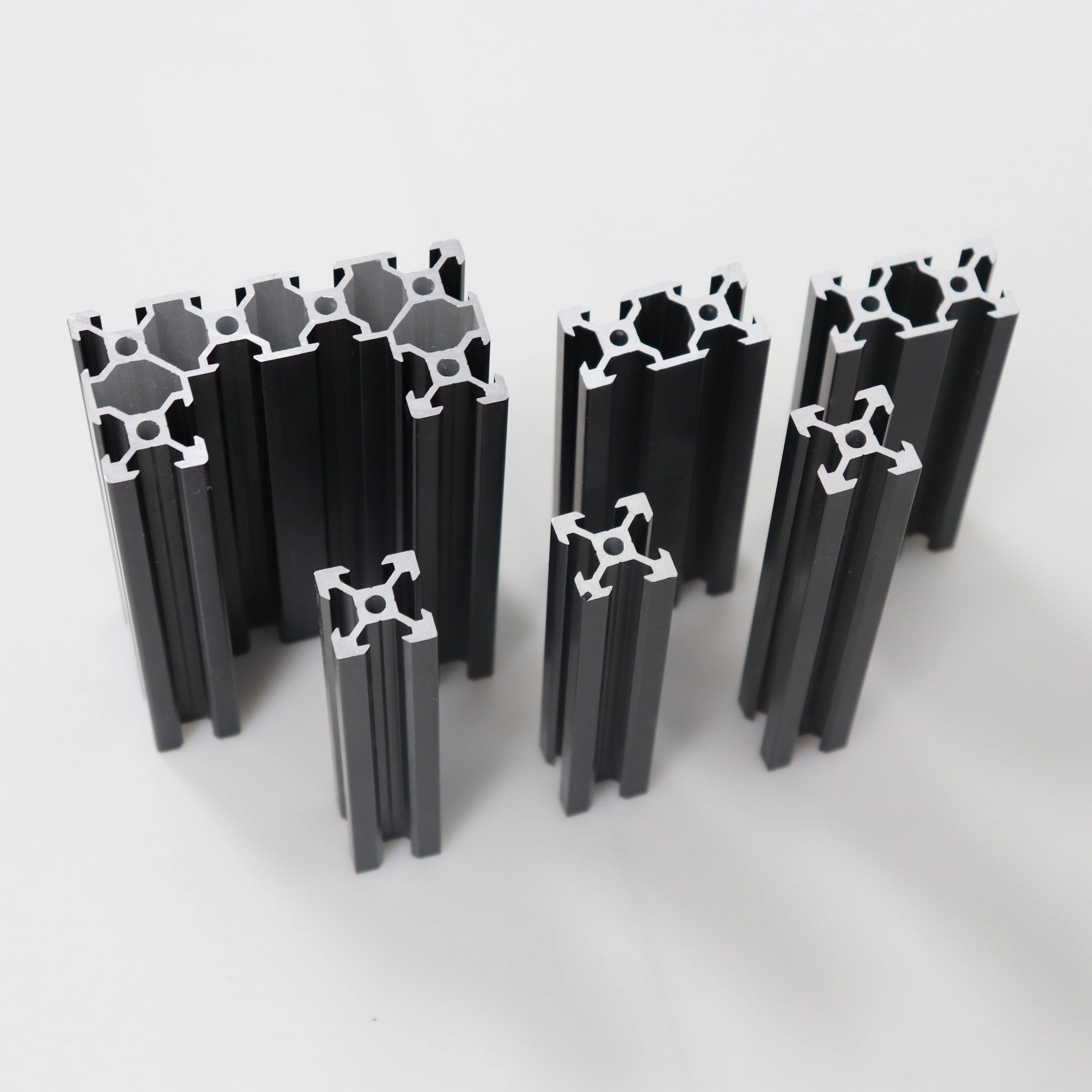 6061 6063 series standard light heavy aluminum alloy frame profile industrial aluminum extrusion v t slot aluminum profile