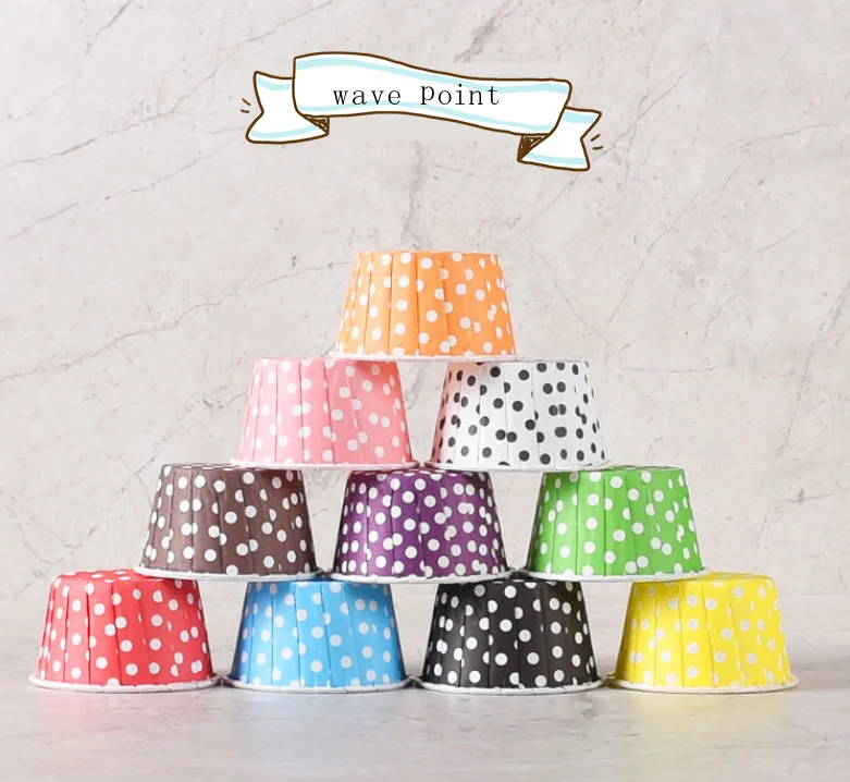 
green 100 pcs disposable cake dessert cups cup cake muffin cup cakes molds for pudding 