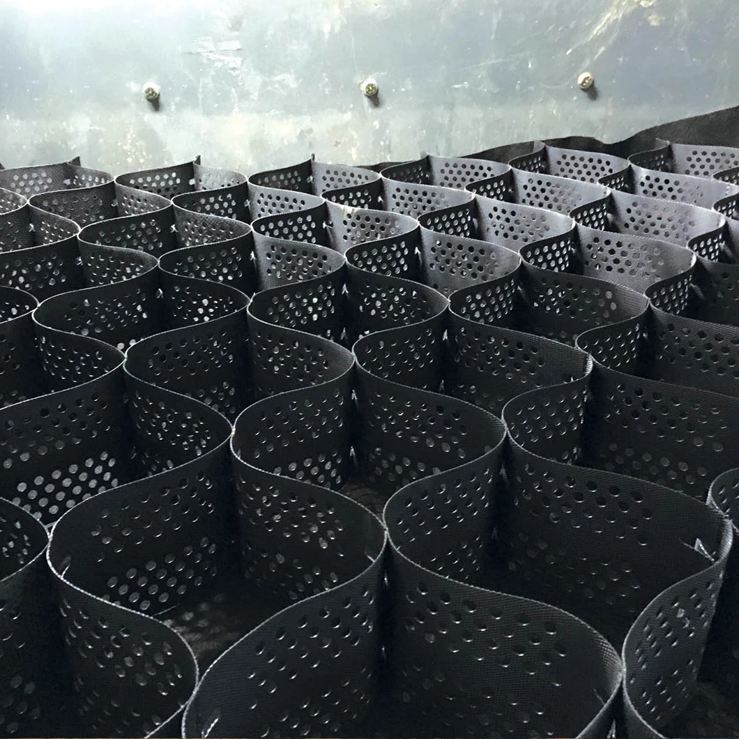
High quality road reinforcement plastic geocell for driveway gravel grass paver grid cell 