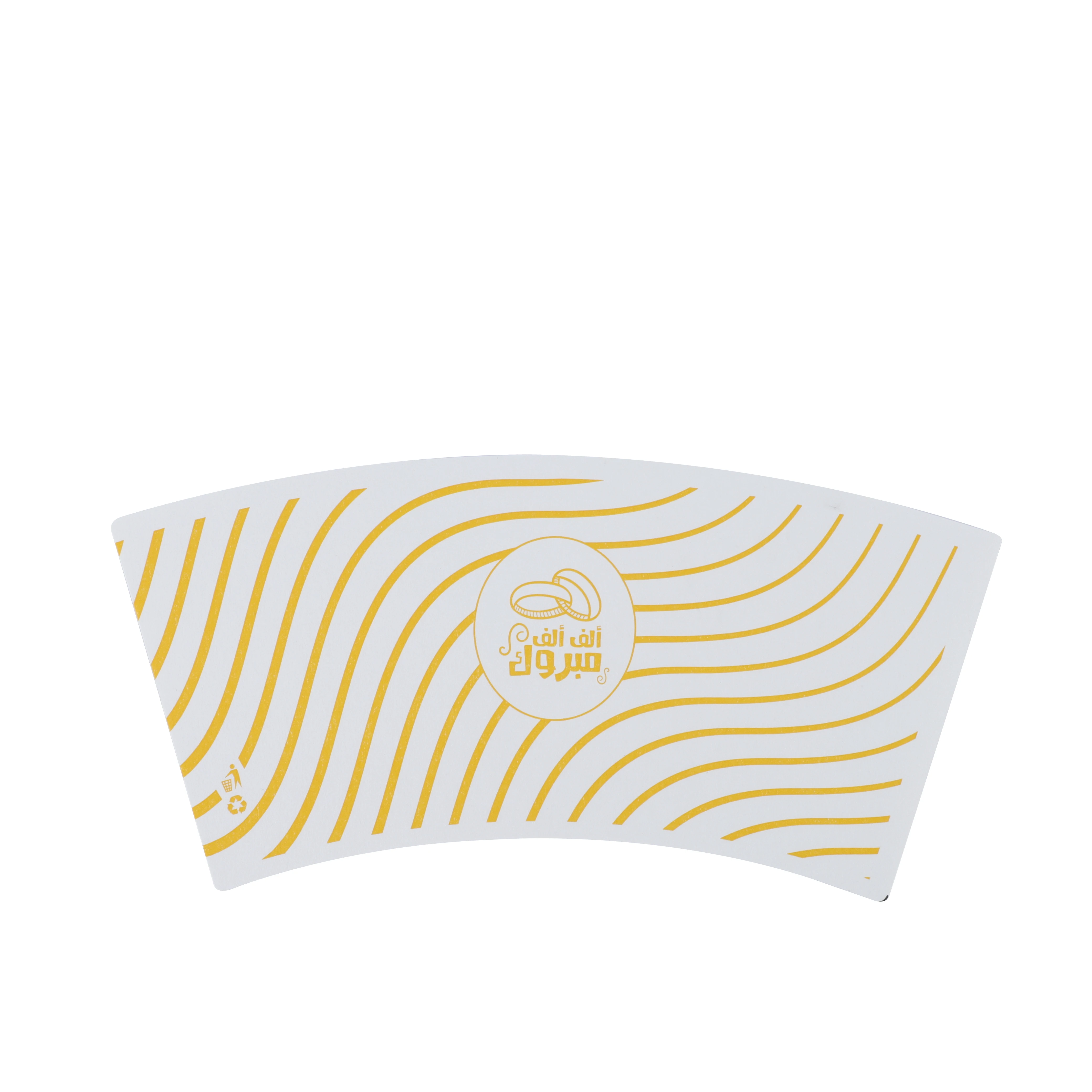 Лидер продаж бумажные стаканники листы вееры гофрированные настенные для напитков офсетная печатная бумага