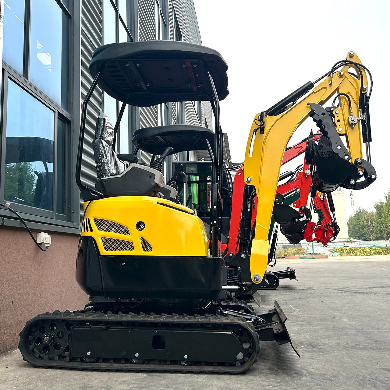 Free Shipping Mini Excavator Euro 5 EPA Engine 3.5Ton Crawler Micro Digger 1.5ton 2ton Hydraulic Farm Small Excav For Sale