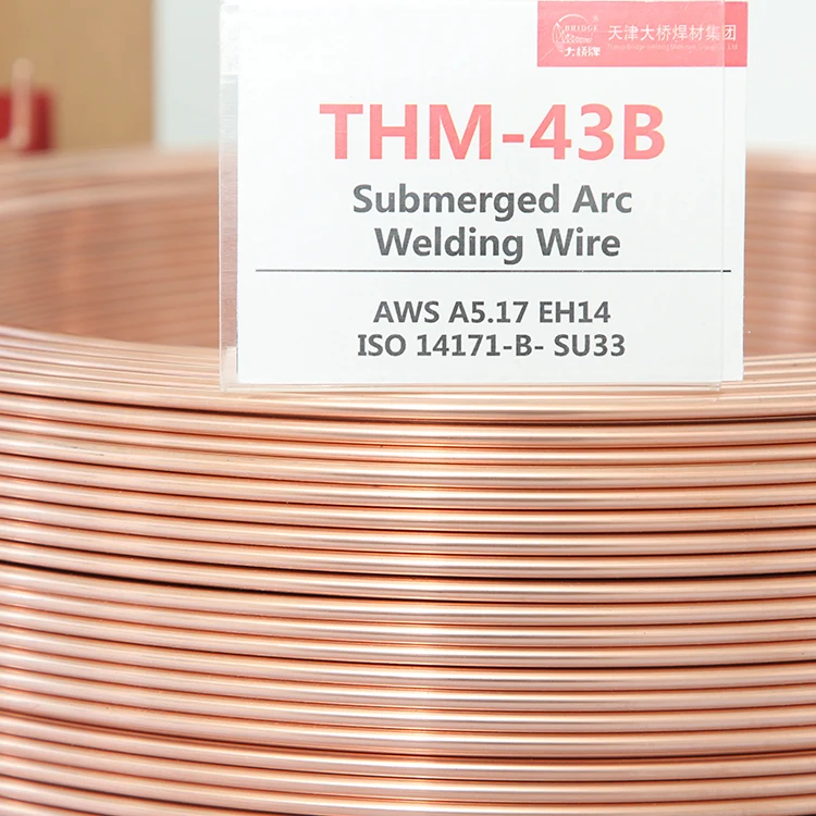 Submerged Arc Welding Wire AWS EH14 THM-43B Bridge Brand factory direct supply