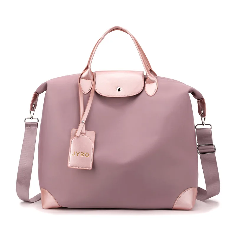 Factory Wholesale Sports High-Density Waterproof Nylon Large Travel Cross Body Tote Bag Lightweight And Foldable Ladies Hand Bag