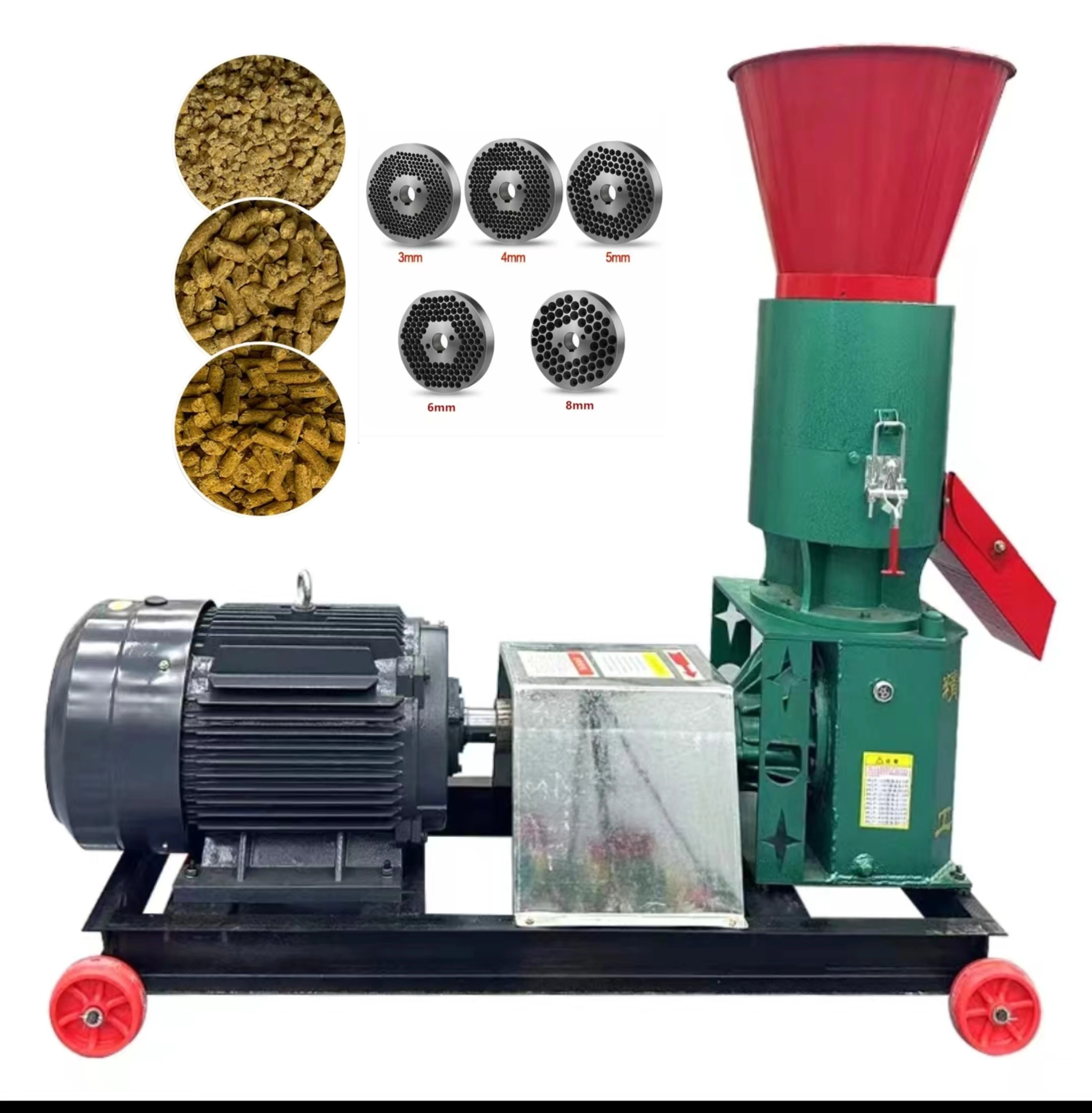 Home use Small animal poultry livestock feed pellet making machine food granulator pelletizer granulating machine