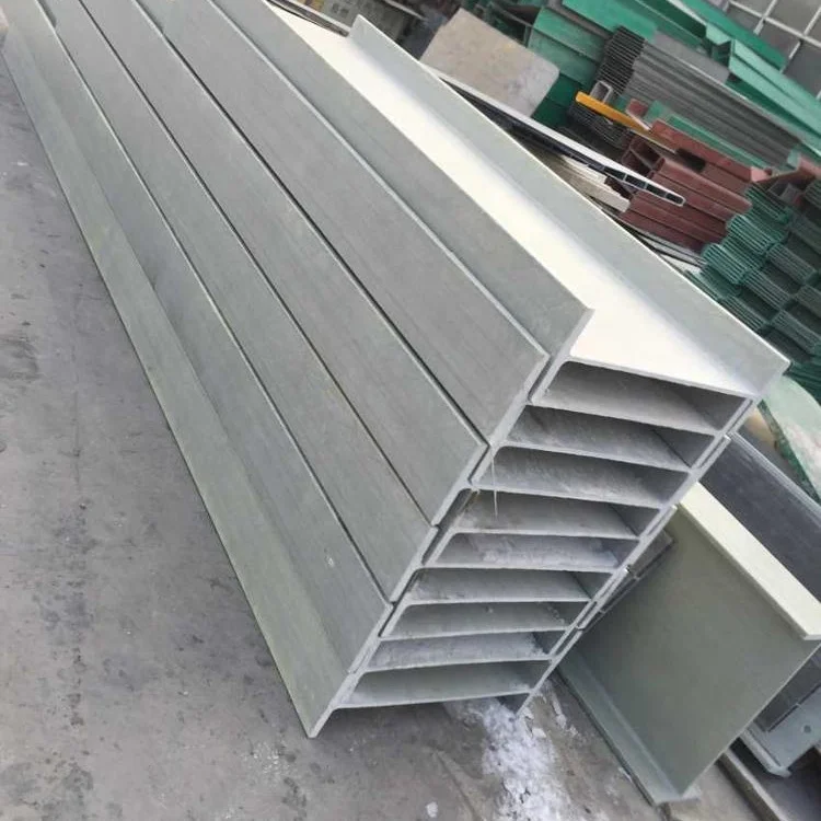 High Strength Fire Retardant U-shape Fiberglass Plastic Pultruded FRP Profiles Factory Supply