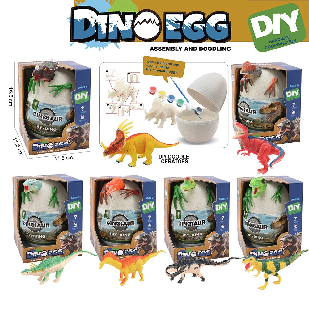 Jumbo Egg Pack Dinosaur Animal  Scorpion Starfish Plastic Animal Pvc Insect Dinosaur Toy Kids