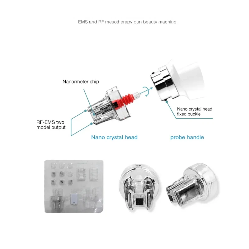 Portable EMS radio frequency no needle injector meso gun beauty device  skin care Face needle-free mesotherapy Machine