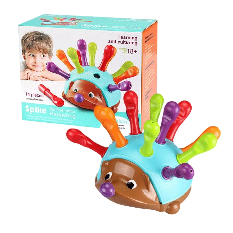 2021 Hot Sale Kids Gift Learning Resources Spike The Fine Motor Hedgehog Educational Toys for Kids