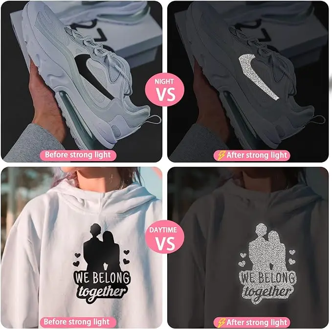 HCSP reflective fabric vinyl Polyester Material Backpacks Highly Safety Warning Stripes