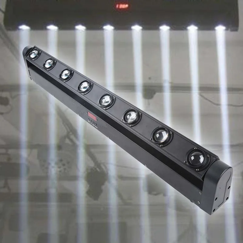 LED Moving Beam Bar Lights RGBW 4IN1 8pcs 10w LED Moving Beam Bar For DJ Party Club Stage Light