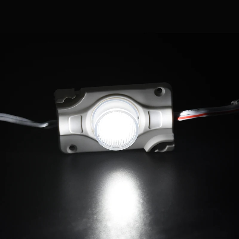  Высокая светоотдача 1 светодиод 1818SMD 15*55 градусов Встроенный объектив ABS впрыск 3 Вт водонепроницаемый