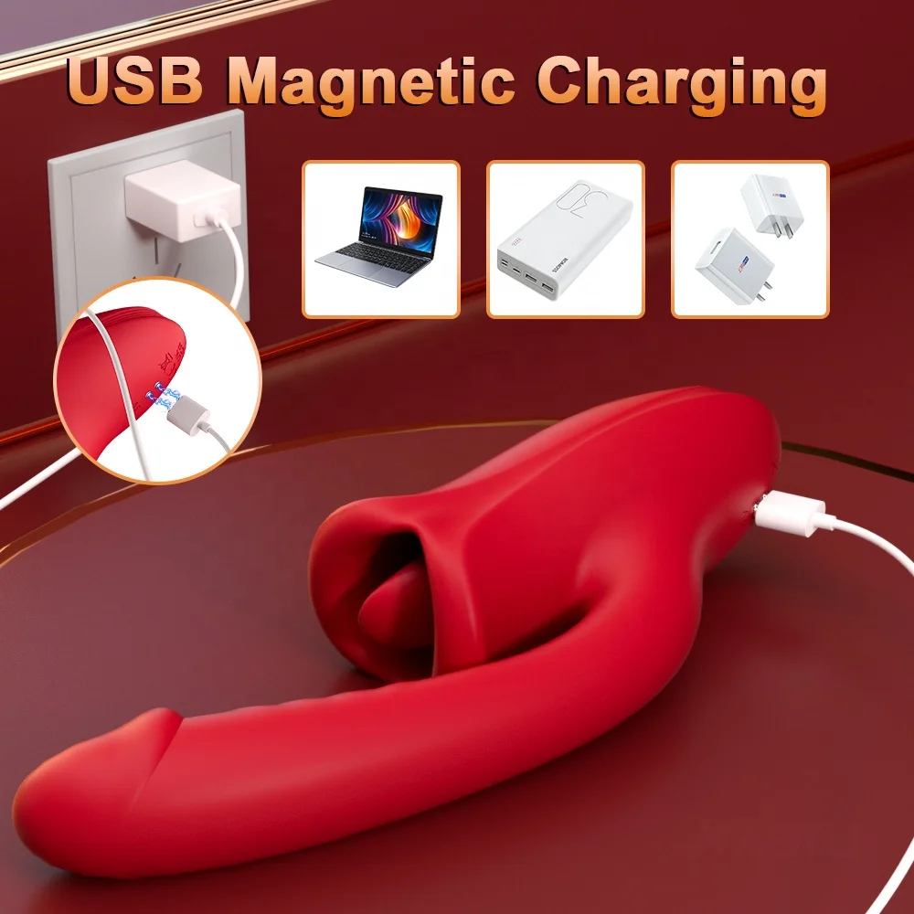 Factory Wholesale 2 in 1 Mouth Clitoris Vibrators Sex Toys for Women Female Masturbation G Spot Nipple Stimulator Vibration To