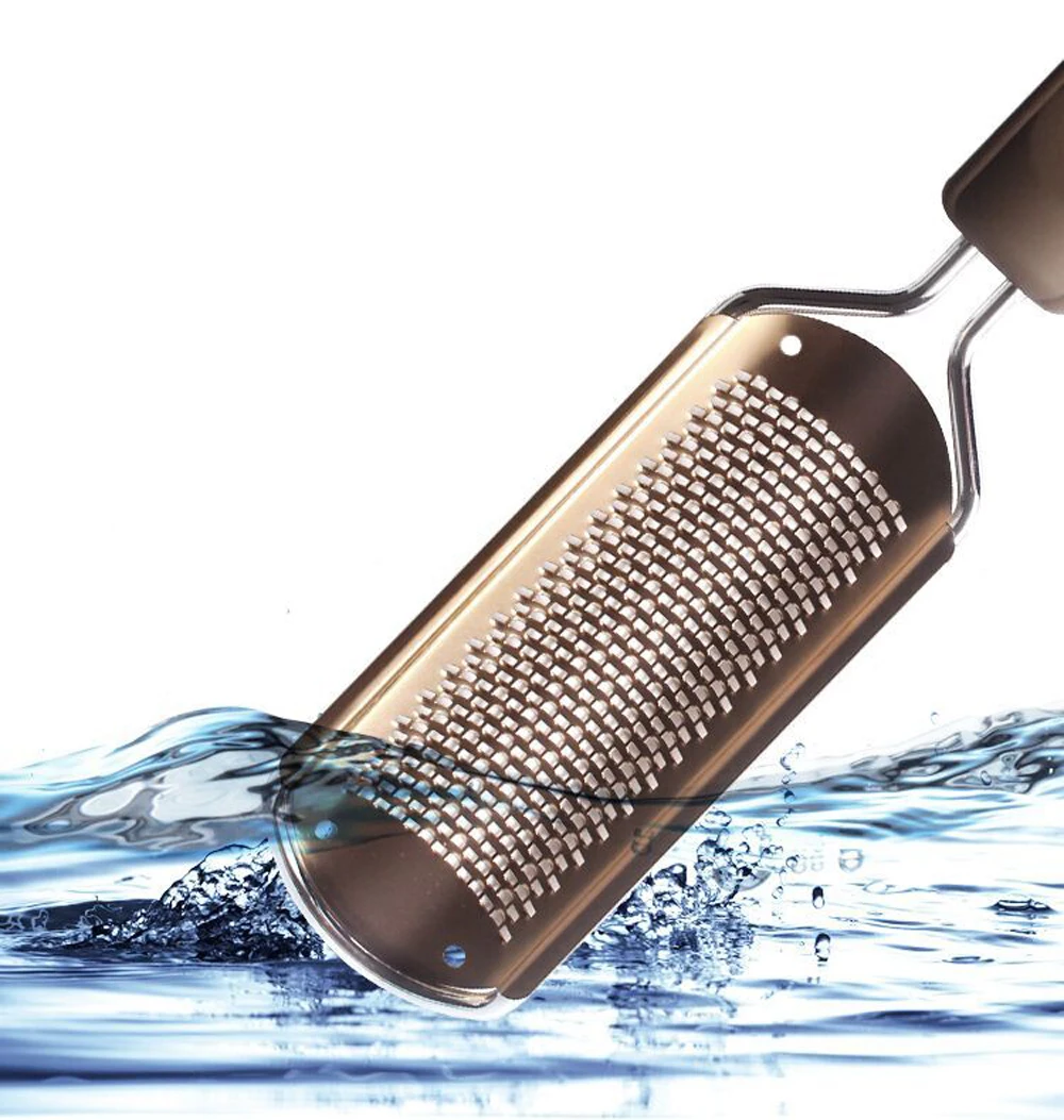 Stainless steel giant foot file salon home sole care tool for trimming dead skin calluses stainless steel foot grinder