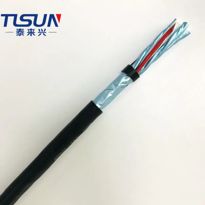 American Standard 2517 8x20AWG+D+AL special PVC Insulation Multicore Shielded Cable  Electronic Wire