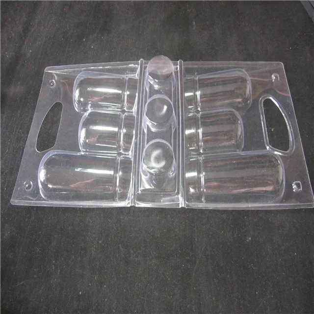 Transparent PVC clamshell cactus plastic blister packaging