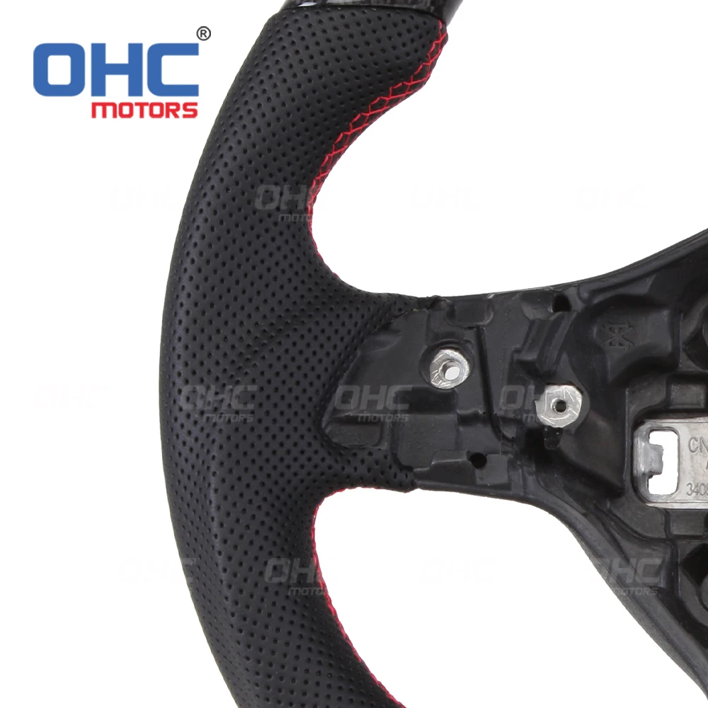 OHC MOTOR Carbon Fiber Steering Wheel for volkswagen VW scirocco jetta Golf 6 golf6 mk6 gti 6 r Steering Wheels Carbon Fiber