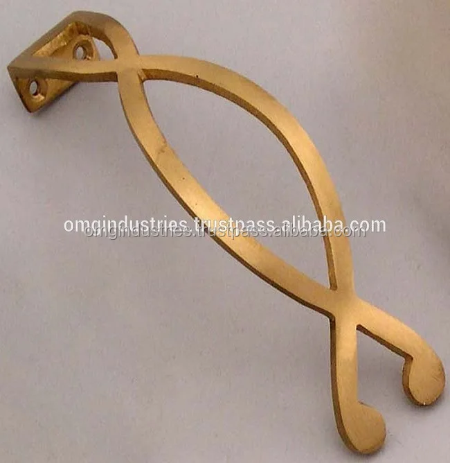 OMG Industries Brass Curtain Tieback Rosettes