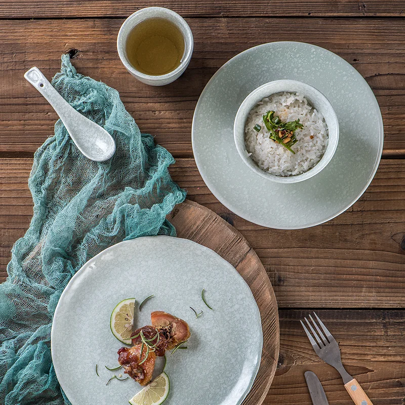 Фарфоровые фарфоровые наборы посуды для ресторана отеля высококачественные китайские предметы домашнего обихода