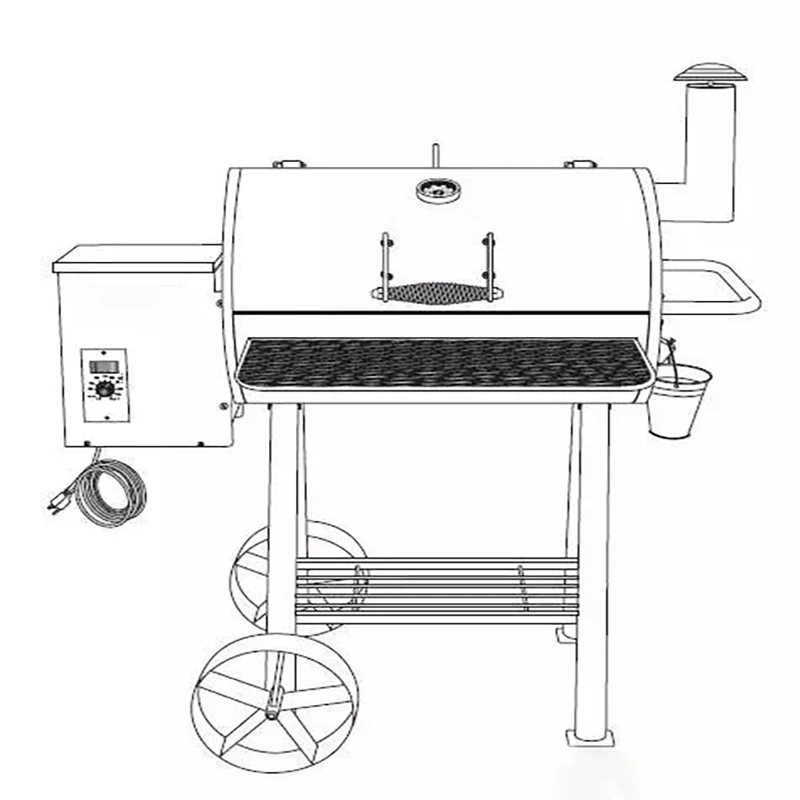 OEM ODM Traeger Pit boss bbq ovens outdoor wood pellet grill smoker