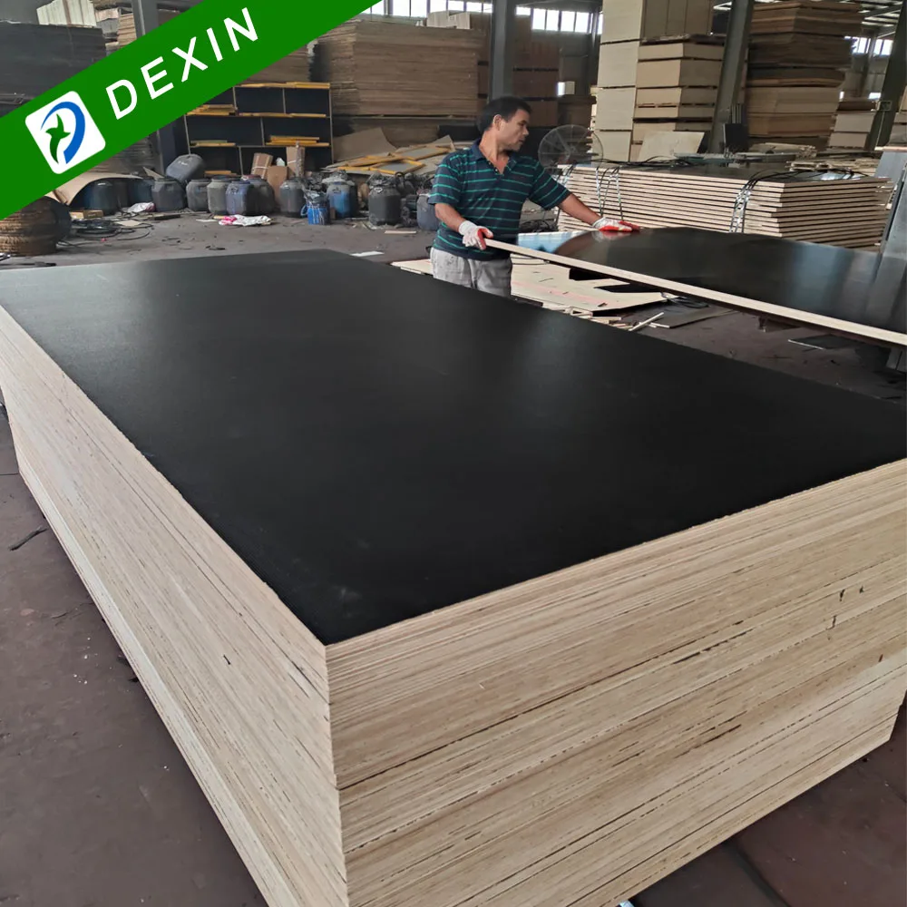12mm 18mm Anti-Slip Stage Film Faced Plywood with Good Quality