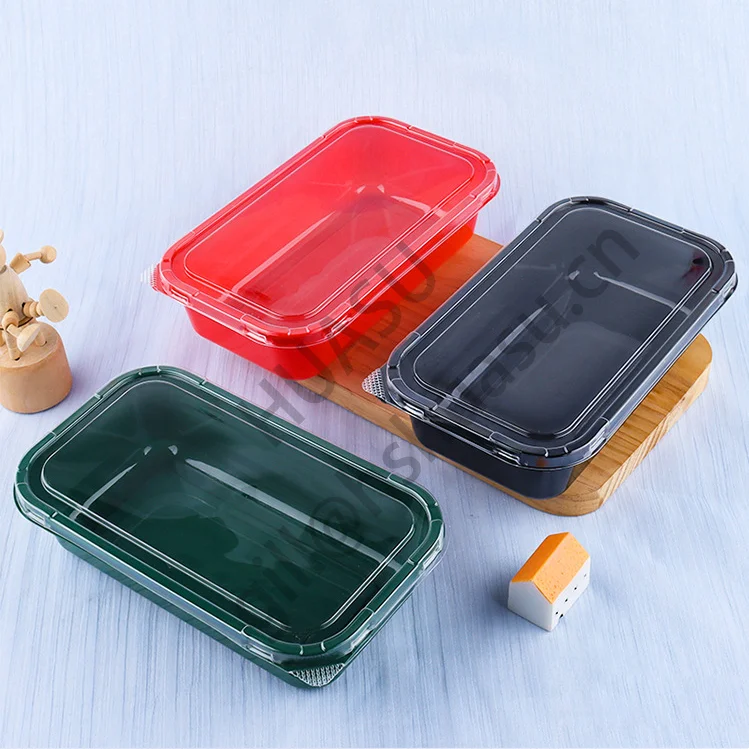 Plastic Bakery Containers Dessert Boxes Slice Sweet Clear Cake Packaging take out storage cake biscuit rectangular container