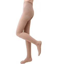 Medical grade II compression tights varicose stockings and pantyhose black tube tights