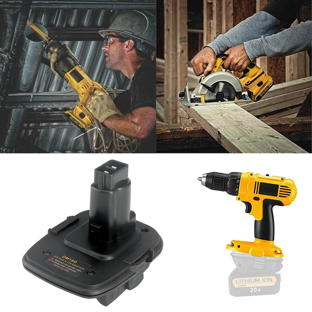 DM18D replace DeWALTs DCA1820 battery adapter 18V  to 20V