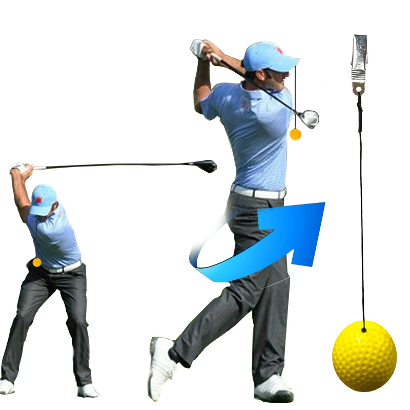 Golf Practice Accessories Swing Trainer Head Balance Rotation Stable Training Aid Head Posture Correction Training Equipment