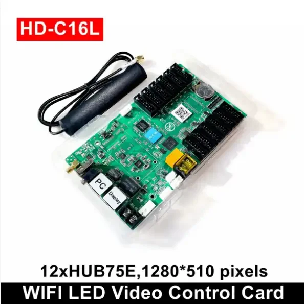 HuiDu HD-C16L led screen asynchronous Lan+USB WIFI control card Huidu HD-C16L