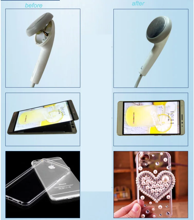 E8000 50ML Factory Wholesale Cell Phone Repair Glue With Precision Applicator Tip Universal Slow Drying Adhesive PVC Acrylic