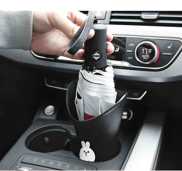 
Custom Waterproof Leakproof Hanging Car Trash Bag Trash Bin Car Garbage Can 