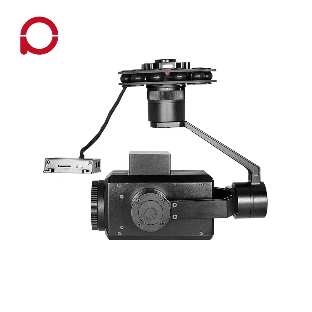 Industrial drone aerial electro-optical gimbal 36x zoom 1080P HD starlight UAV  Camera with 3 axis gimbal stabilizer