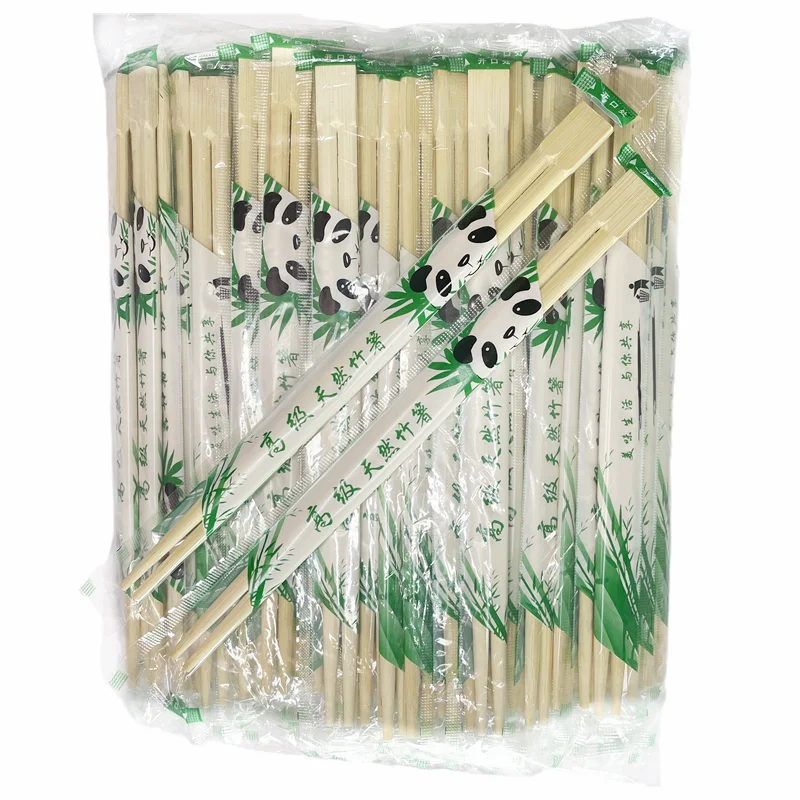 Europe and America hot sells OPP plastic wrapped disposable bamboo chopsticks