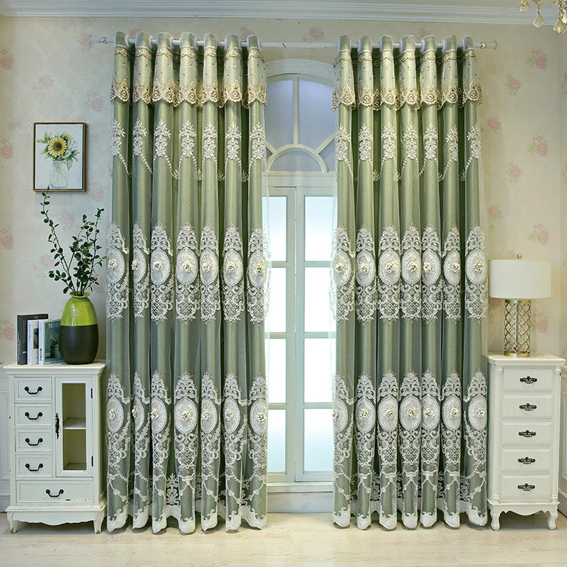 Full Blackout Curtains Energy Efficient With Coating Back,100% Sun Blocking Curtains For Bedroom