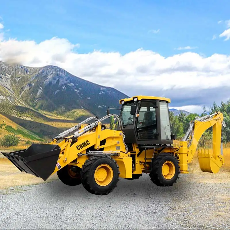 Used Factory Mini Diesel Earth-Moving Excavator Backhoe Loader Front Loader Tractor with Bucket Attachment Conditioned Pump Sale