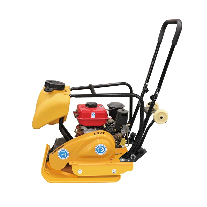 Hand Held Wacker Vibrating Hydraulic 90kg Petrol Plate Soil Compactor For Construction