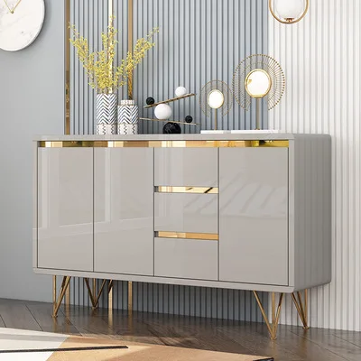 Modern Living Room Hallway Dining Furniture Wooden Storage Cabinet Buffet Sideboard