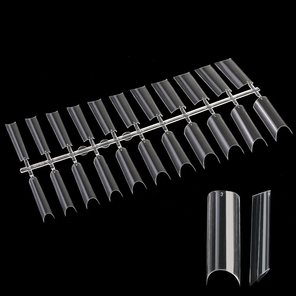 Gelsky Wholesale 100 Pcs Nail Tips False Gel Nails Private Label Nail Tips