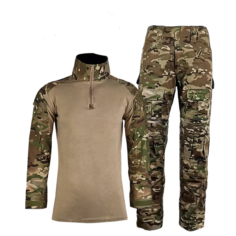 Long Sleeve Camouflage Tactical Uniform  Clothing Tactical Training Clothing for Men