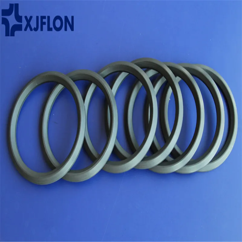 Factory Custom Professional Carbon Graphite Filled PTFE Gasket o Ring Compressor Cylinder Parts Wear Ring seal fittings