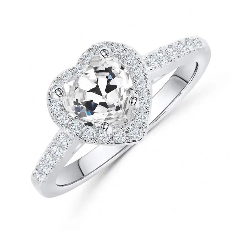 10k Solid Gold 2.5CT High Quality Pear Cut Moissanite Diamond Rose Gold Engagement Rings pear cut diamond band engagement ring