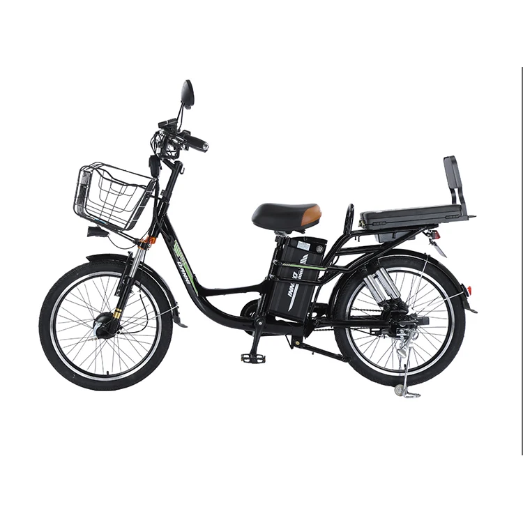 Wholesale of electric bike with baskets in Chinese factories electric bike adult/electric cargo bike high-quality double person