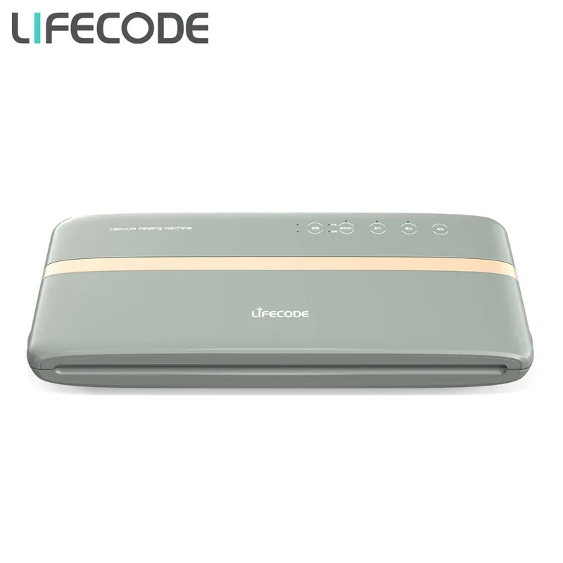 household vacuum sealer with built-in cutter and vacuum bags for food packaging and jar container