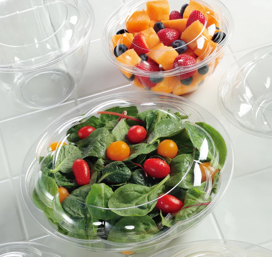 Special designed Clamshell Disposable Plastic fresh fruit container Kiwi packaging box