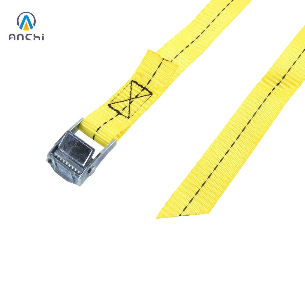 RTD Stock 2m white Zinc cam buckle straps 25mm 250kgs