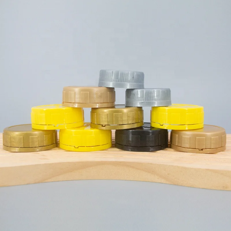 Wholesale Factory Price 42mm black engine oil plastic bottle cap motor oil bottle lids