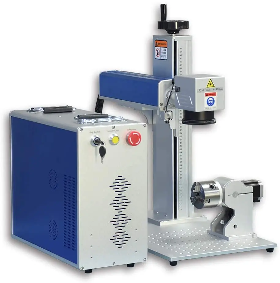 Adjustable optical fiber laser marking machine with high precision and wide range is suitable for electrical and medical devices