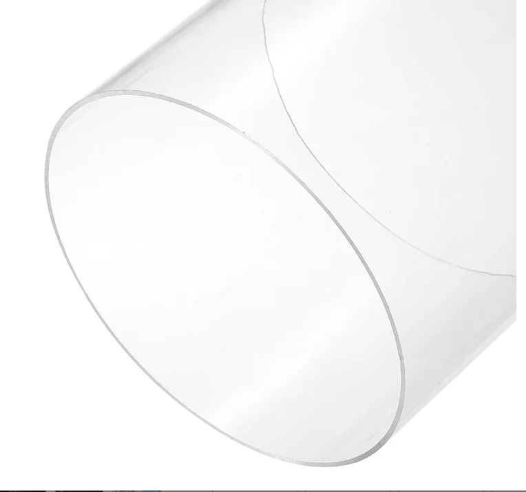 High Quality Transparent Clear Polycarbonate Pipe Colorful PVC PC PMMA Acrylic Plastic Tube